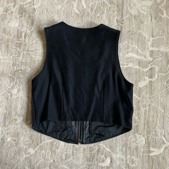 Vintage leather vest - Picture 3 of 5